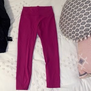 Lululemon Wunder High-Ruse Tight 25” WORN ONCE!!